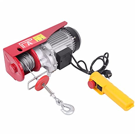 LEPREM Elektrische Hubwinde 300/60. 0kg. Elektrischer Windenmotor Winch Hebes Seilzug mit Fernbedienung for Home Shop Werkstatt für Garagen, Lagerhallen, Fabriken