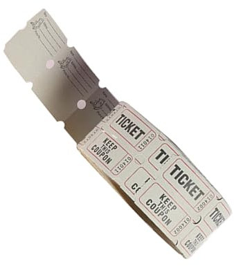 NIHUIFA Lot de 1 000 tickets de tombola à rouleau unique pour événements, carnavals, prix de porte, boissons et plus - 6 couleurs assorties - Grande quantité de papier gris