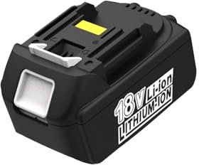18V 5Ah/5000mAh Batterie di Ricambio & Supporti, per Batteria Makita 18V, Indicatore LED, Compatibile BL1860 BL1860B BL1850 BL1850B BL1840 BL1840B BL1830 BL1830B BL1815-1845 194205-3 LXT-400