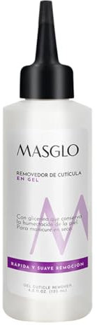 Masglo Removedor de Cutícula en Gel 120mL - Removedor en Gel para Cutícula de Uñas | Rápida y Suave Remoción