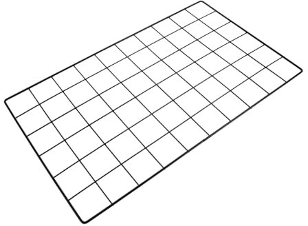 EXAOMBLE Panel De Rejilla Metálica Estante para Fotos Decoración De Pared Marco Rejilla