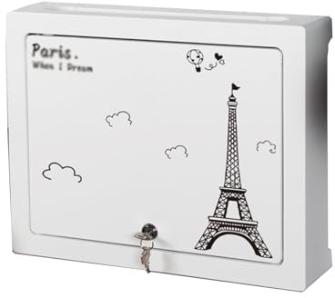 Simple Wifi Wall Racks Box Internet Router Shelf Cable Wire Wall Plug Board Shelf Wall-Mounted WiFi Router Storage Box Socket Shielding Wire Finishing Wire Box,(Size:48*40*9cm,Color:Iron Tower Lock)