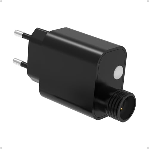 Dalugo 31 V LED alimentatore, 4,5 V 12 V 24 V 31 V trasformatore LED per catena luminosa con timer, IP44 impermeabile, funzione memoria, 8 modalità adattatore per luci a goccia, luci natalizie