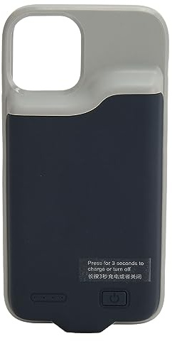 Risegun Battery Case for iPhone 12 Mini, 5200mAh Ultra-Slim Portable Charging Case, Rechargeable Protective Extended Cover Compatible with iPhone 12 Mini (Blue)