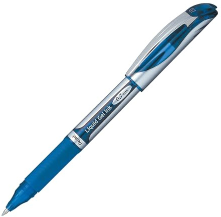 Pentel BL57-CO Gelschreiber Energel blau, 3 Stück