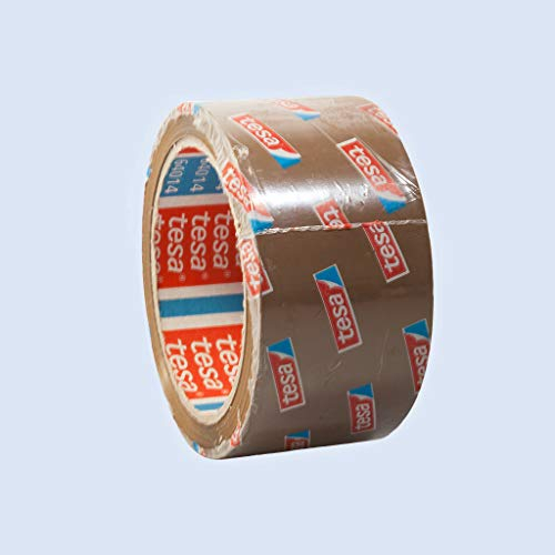 36 ROLLEN - TESA Paketband Braun - leise abrollend - 50 mm breit - 66 m lang