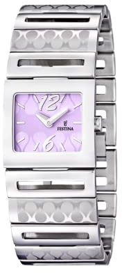 Festina - F16555/2 - Montre Femme - Quartz Analogique - Bracelet Acier Inoxydable Argent
