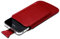 Ednet Ledertasche für Apple iPhone 4/iPod Touch rot