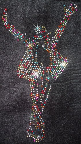 MJ Michael Jackson-Bügelbild mit Strass