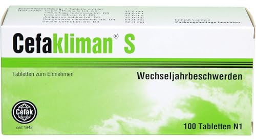 Cefakliman S Tabletten bei Wechseljahresbeschwerden, 100 St. Tabletten