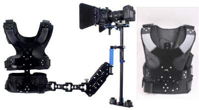 Gowe 1–5 kg Kohlefaser Stabilisator Steadicam Kamera DSLR Video Steadycam Weste Arm