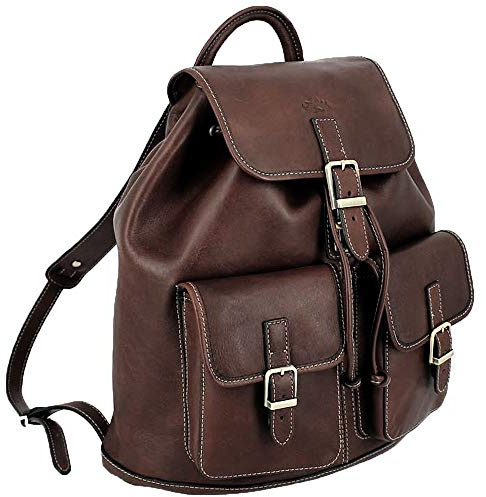 Rucksack Katana, Rindsleder, K 32543, Braun - schokoladenbraun - Größe: Einheitsgröße