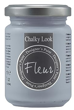 Fleur Chalky Look Paint - Hamptons Blue, 4.4 oz jar