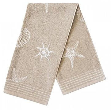 Dyckhoff Frottee Handtuch Duschtuch Muscheln in verschiedenen Farben und Größen 50 x 100 cm beige
