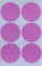 Sticker Pink 50 mm runde Aufkleber – 5 cm Sticker 72 Stück von Royal Green