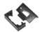 Satin Black 1/2 Rebate Kit for Tubular Mortice Latch
