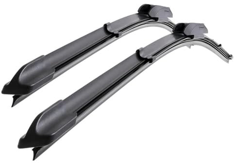 Mossa Vordere Scheibenwischer kompatibel mit VW Volkswagen Transporter T5 (02.2003-05.2013) - flache Wischerblätter