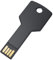 Uflatek 16GB USB Stick Schlüsselform Speicherstick USB 2.0 Flash Laufwerk Schwarz Tragbar Flash Drive Wasserdicht Memory Stick Schlüssel Pendrive Kreativ Flach Datenspeicher Gutes für Geschenk