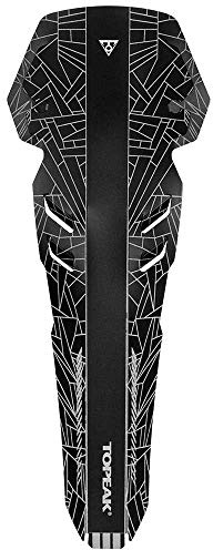 Topeak D-Flash S Schutzbleche aus Polypropylen in der Farbe Schwarz Befestigung: Klettverschlüsse Länge: 31,7 cm, 15200048