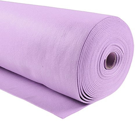 Bastelfilz 1m Meterware Filz 90cm x 1,5mm Dekofilz Taschenfilz Filzstoff 45 Farben, Farbe:flieder