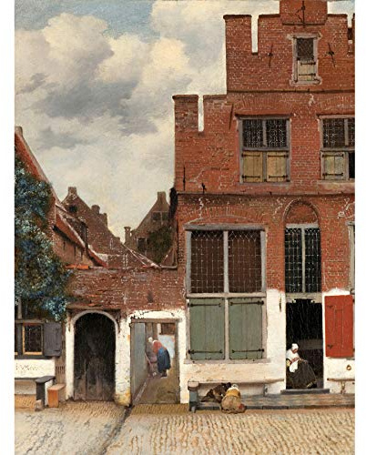 Artery8 Vermeer View Of Houses In Delft The Little Street Unframed Wall Art Print Poster Home Decor Premium Aussicht Haus Wenig Stra�e Wand Zuhause Deko