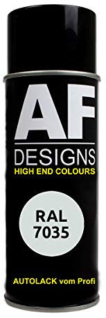 Alex Flittner Designs RAL Bombe de Peinture pour Voiture RAL7035 Gris Clair Brillant