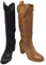 Stivali Primaverili Estivi da Donna Tacco Traforati Alti al Ginocchio Biker Moda G627 Nero Camel Estate Nuovi Tacco (Camel, Numeric_37)