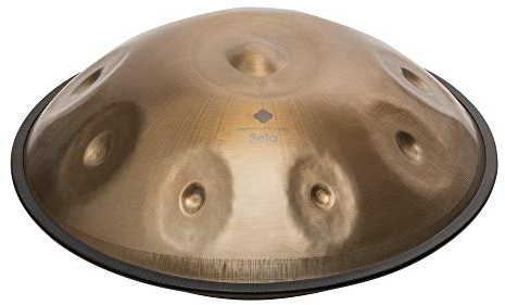 SELA Harmony Handpan C# Amara I inklusive gepolsterter Tasche und Baumwollhandschuhe I handmade I hochwertiges Percussioninstrument aus Edelstahl