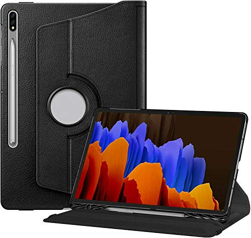 BNBUKLTD Compatible for Samsung Galaxy Tab S7 Case Stand Cover 360 ° Rotating T870 T875 T876B