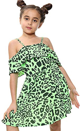 A2Z 4 Kids Girls Off Shoulder Skater Dress Party Wear Age 5-151