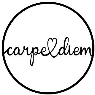Holz 3D-Motiv Kranz carpe diem II Schriftzug Wandkranz Türkranz Hoop