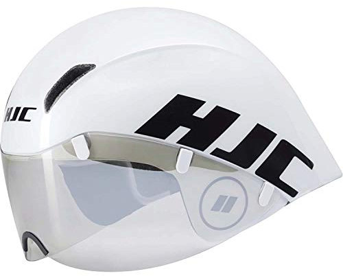 HJC ADWATT 1.5, Aero-Helm Unisex Erwachsene, Weiß, XL/XXL 58-63 cm