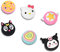 DLseego 6 PCS Switch Joy-Con Capuchons pour Manettes de Jeu, Cache-poignée Analogique en Silicone Souple Antidérapant pour Switch & Switch Lite, Thème Kawaii Cat