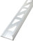 Dalsys 5x Fliesenschiene Winkelprofil 2,5m x 10mm Aluminium (eloxiert) Silber matt, Fliesenprofil