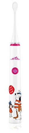ETA Schallzahnbürste für Kinder Sonetic - 42.000 Bewegungen pro Minute, 4 Reinigungsmodi, Rot