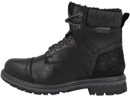 Dockers by Gerli Winter Boot Männer Winterstiefel schwarz EU47 Leder Rockwear, Streetwear