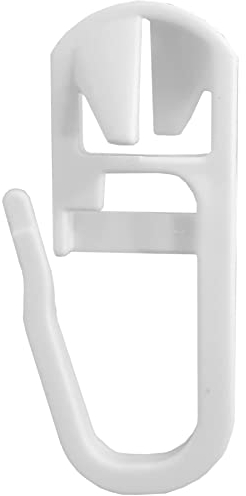 Bestgoodies 20 feltrini a scatto per tende e binari interni in plastica, 100% plastica, ganci pieghevoli in diversi modelli