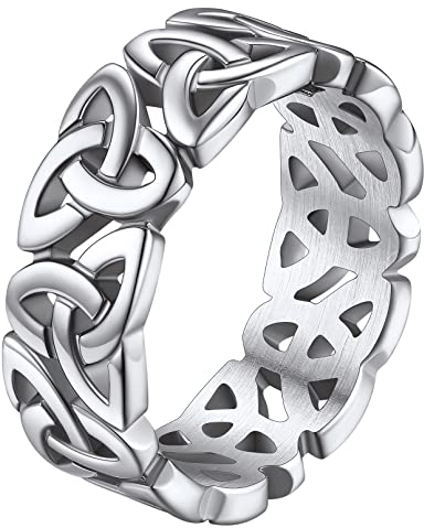 FaithHeart Silberring für Damen Mädchen Siegelring Fingerring Verlorbungsring Ehering für Weihnachten Valentinstag