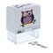 stempel-fabrik Kinderstempel Namensstempel/Personalisierter Adresstempel - Stempel für Kinder mit Motiv Eule für Schüler/Schule und Kindergarten als Geschenk