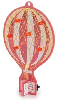 Whadda Lötbausatz, Heißluftballon, im Retro-Design