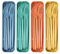 Besteck set, 4 Sätze Messer Löffel Gabel Stäbchen Besteck-Set mit Etui,tragbares Kunststoff-Besteck Camping-Utensilien-Set,für Reisen, Camping oder den täglichen Gebrauch,Spülmaschinenfest