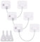 XINRUI 3PCS Fridge Lock Children Safety Refrigerator Lock Fridge Locks for Adults Baby Safety Fridge Locks Cupboard Lock with 3 Keys and Strong Adhesive for Cabinet Drawer Fridge Freezer