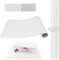 (MAT ONLY) White Nail Arm Rest Mat, AMOYUN Double-sided Nail Art Table Pad for Manicure Pillow Nail Cushion Soft Microfiber Leather Nail Mat Nail Desk Pad Nail Technician Accessories for Nail Salon