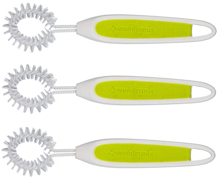 Wundermix - WunderBrush® Omega Reinigungsbürste für Gehäuse deiner Küchenmaschine • Reinigungsbürste für Gehäuse • Gehäuse Spülbürste • 3er Set