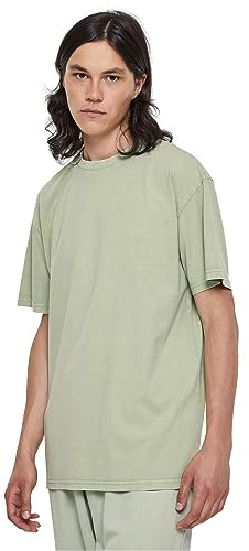 Urban Classics Herren T-Shirt Heavy Oversized Acid Wash Tee vintagegreen M
