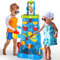 Outdoor Toys for Kids Toddlers Boys Girls, Water Table Waterfall for Toddlers 1-3, Two-Sided Waterfall Tray Water Sand Activity Tables Summer Outdoor Outside Toys for Toddlers Age 1-3 3-5 5-7