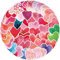 Süße Liebe Aufkleber Love Sticker Set 50 Stücke Niedlich Deko für Auto Laptop Skateboard Fahrrad Moped Motorrad Fahrrad Computer,Geeignet für Erwachsene Kinder