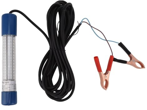 LED-Unterwasser-Angelleuchte, Grüner Nacht-Angelfinder, IP68-Tauchlampe für Boote