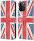 Head Case Designs Union Jack Das Beste Von London Leder Brieftaschen Handyhülle Hülle Huelle kompatibel mit Apple iPhone 15 Pro Max