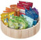 iDesign The Home Edit Series, Lazy Susan con separador etraíble, Madera, Natural